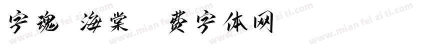 字魂 海棠字体转换